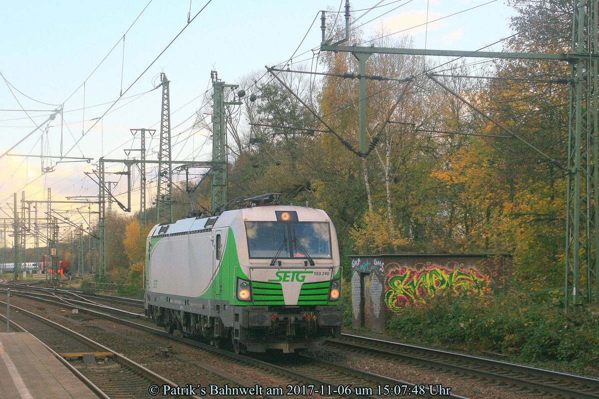 SETG 193 240 Lz  am 06.11.2017 in Hamburg-Harburg