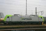 Captrain 185 650 abgestellt in Hamburg-Hohe Schaar am 15.11.2017